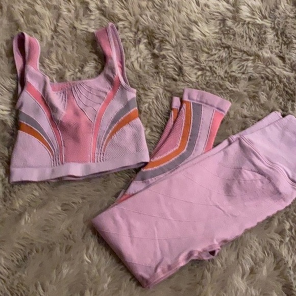 🌺free people high rise 7/8 essence legging set - Picture 4 of 16